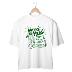 Camiseta Oversized Bruno Mars Live In Curitiba Couto Pereira na internet