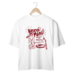 Camiseta Oversized Bruno Mars Live in Belo Horizonte Mineirão na internet