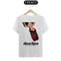 Camiseta Dua Lipa Radical Optimism Tour Upside Down Branca na internet