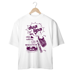 Camiseta Oversized Dua Lipa Radical Optimism Tour Live in São Paulo na internet