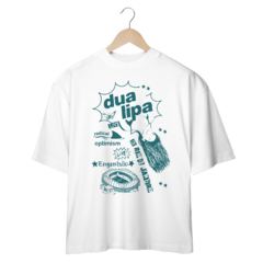 Camiseta Oversized Dua Lipa Radical Optimism Tour Live in Rio de Janeiro na internet