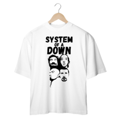 Camiseta Oversized System Of a Down Cabeças na internet