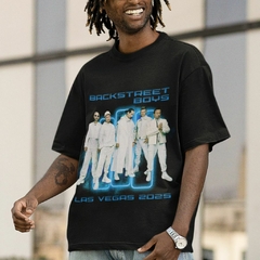 Camiseta Oversized Backstreet Boys Las Vegas 2025 na internet