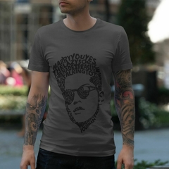 Camiseta Estonada Bruno Mars Type Preta - comprar online
