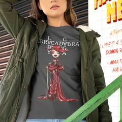 Baby Look Estonada Lady Gaga Abracadabra Cartoon Lady In Red - comprar online