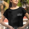 Cropped Lady Gaga Name Preto - comprar online