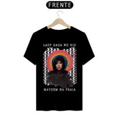 Camiseta Lady Gaga no Rio - Calçadão Preta na internet