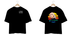 Camiseta Oversized Lady Gaga Sol de Janeiro Frente e Costas Preta na internet