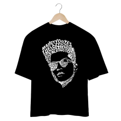 Camiseta Oversized Bruno Mars Type Preta na internet