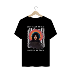 Camiseta Plus Size Lady Gaga No Rio - Calçadão na internet