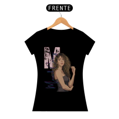 Camiseta Baby look Mariah Carey Vintage Letra M Assinatura na internet