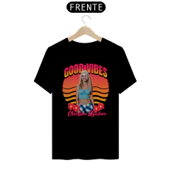 Camiseta Christina Aguilera Good Vibes na internet