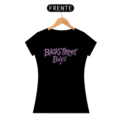 Baby Look Feminina Backstreet Boys Logo Lilás - Use Romani