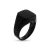 Anel Square em Aço Preto - comprar online