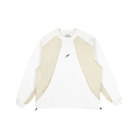 MOLETOM "TECH B GARÇA" OFF WHITE