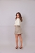 Saia courino - creme - Veras & Co.