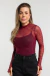 Blusa Lara - Bordo