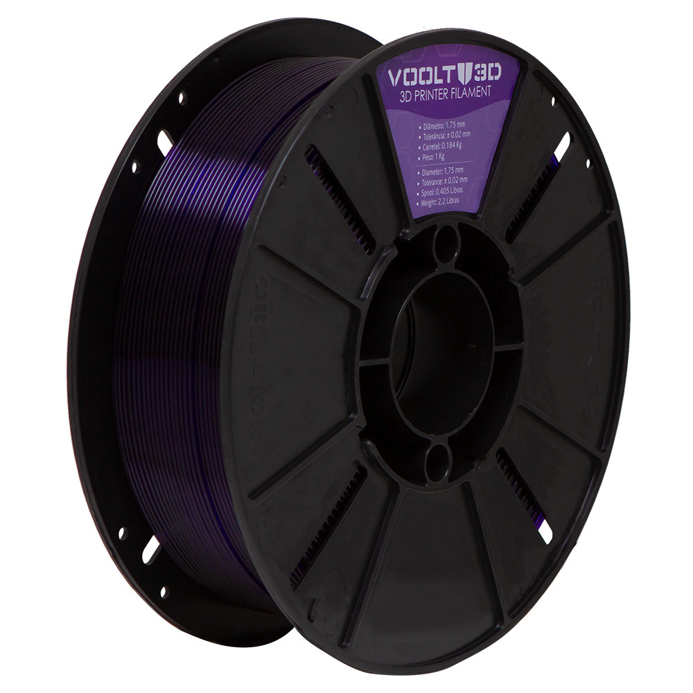 Filamento PLA Roxo Translúcido High Speed Premium - 1Kg — 4