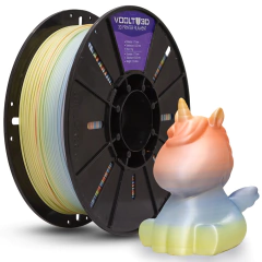 Filamento PLA Rainbow Amarelo, Azul e Vermelho Macaron Velvet High Speed Premium - 1Kg - comprar online