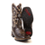 Bota texana café bordado flores 6173 - comprar online