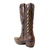 Imagem do Bota texana cano alto café laser dourado 6217