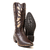 Imagem do Bota texana bico fino café laser dourado 6218