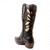 Imagem do Bota texana preto bordado dourado 6218