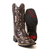 Bota texana café com dourado 6172 - comprar online
