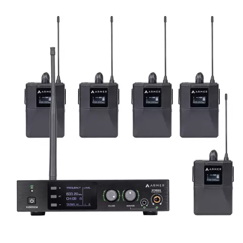 Retorno Palco Sem Fio Fone In Ear Armer C/5 Receptores