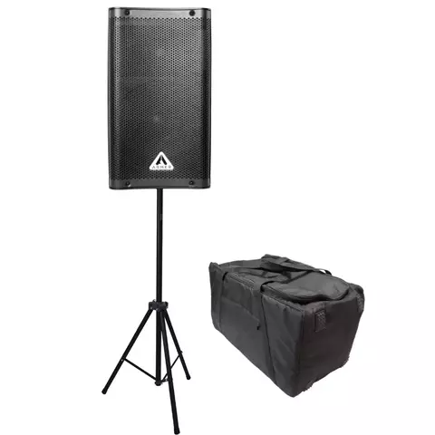 Caixa Som Ativa Armer EVX15 1400W Profissional +Tripé e Capa