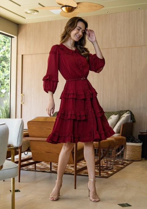 CHEMISE ALINE - VINHO