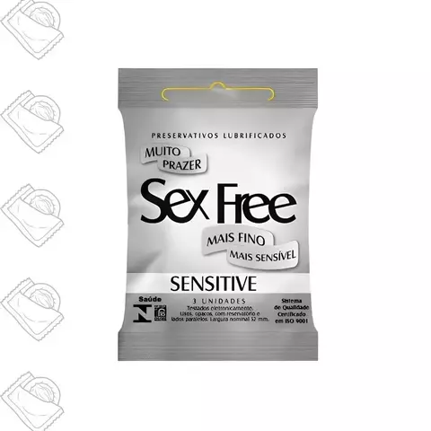 Preservativo Masculino Basic Com 3 Unid. Sex Free - comprar online