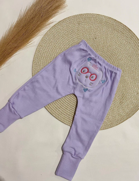 Mijão Canelado Bordado Vira Pé