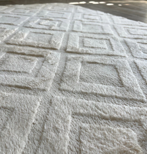 Alfombra Relieve Nube Crema 2X2,30 - comprar online