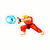 Sticker KEN FIREBALL ATTACK Personalizado Vinilo Premium - Ultra Resis