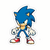 Sticker Sonic the Hedgehog listo para la acción Personalizado Vinilo Premium - Ultra Resistente