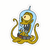 Sticker Los Simpsons Kang Personalizado Vinilo Premium - Ultra Resiste