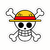 Sticker Cráneo de Luffy de una pieza Personalizado Vinilo Premium - Ultra Resistente