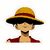 Sticker One Piece Luffy Personalizado Vinilo Premium - Ultra Resistente