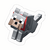 Sticker Perro Mascota Minecraft Personalizado Vinilo Premium - Ultra Resistente