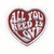 Sticker Todo lo que necesitas es un parche adhesivo con forma de corazón de amor Personalizado Vinilo Premium - Ultra Resistente