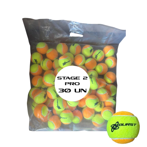 Saco de Bola de Beach Tennis Stage 2 - 30 Unidades - BURST