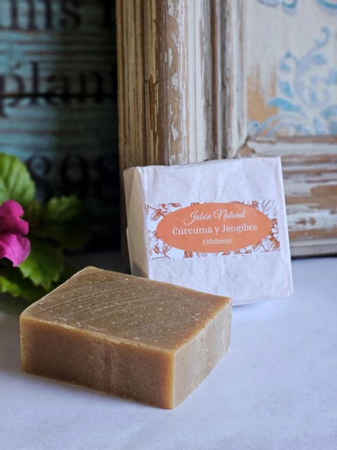 Jabón Natural de Cúrcuma y Jengibre - comprar online
