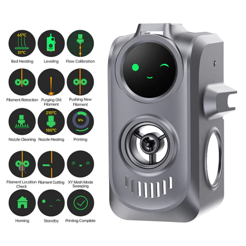 Carcaza Cabezal De Creality Hi Con Pantalla Creator Knomi Hi