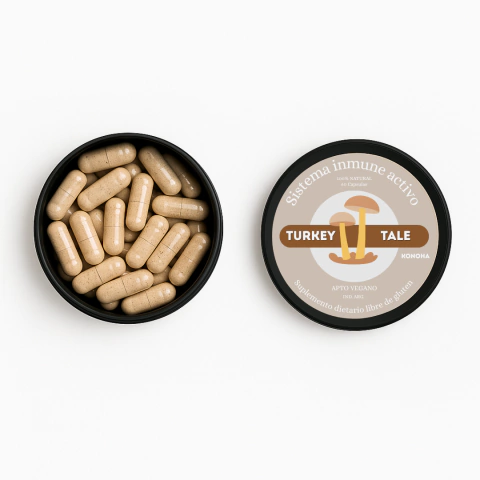 Cápsulas Turkey Tail - comprar online