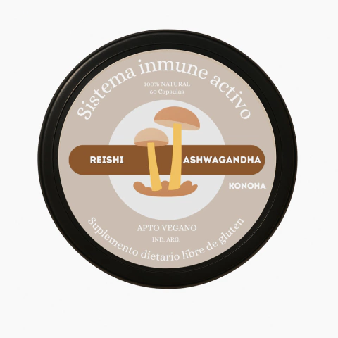 Cápsulas Reishi + Ashwagandha - comprar online