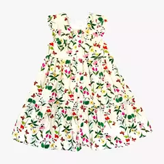 Vestido gola marinheiro com babadinho - Precoce (Ref 27749) - comprar online