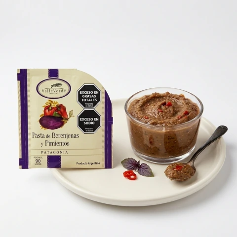 DIPS DE BERENJENAS & PIMIENTOS VALLE VERDE 90G