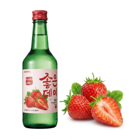 SOJU SABOR FRUTILLA GOOD DAY 13.5% 360ML