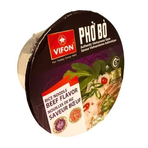 FIDEOS DE ARROZ INST. SABOR CARNE BOWL VIFON 70G
